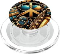 Paz en toda la humanidad unida Difundir el amor por la paz a nivel mundial PopSockets PopGrip para MagSafe