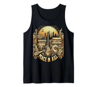 Paz en toda unidad en el amor Difundiendo la paz a través de la humanidad Camiseta sin Mangas