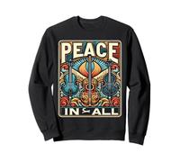 Paz en todo el mundo La paz difundiendo amor armonía a la humanidad Sudadera