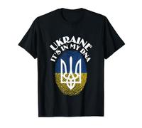 Paz En Ucrania Ucrania Está En Mi Ropa De ADN Camiseta
