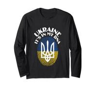 Paz En Ucrania Ucrania Está En Mi Ropa De ADN Manga Larga