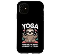 Paz Interior Lograda Movimiento Opcional Yoga Perezoso Carcasa para iPhone 11