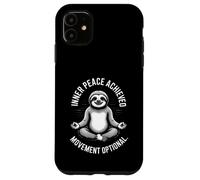 Paz Interior Lograda Movimiento Opcional Yoga Perezoso Carcasa para iPhone 11