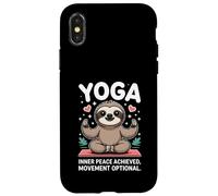 Paz Interior Lograda Movimiento Opcional Yoga Perezoso Carcasa para iPhone X/XS