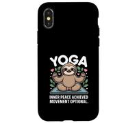 Paz Interior Lograda Movimiento Opcional Yoga Perezoso Carcasa para iPhone X/XS