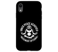Paz Interior Lograda Movimiento Opcional Yoga Perezoso Carcasa para iPhone XR