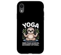 Paz Interior Lograda Movimiento Opcional Yoga Perezoso Carcasa para iPhone XR