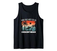 Paz Junto al mar - Crescent Beach Camiseta sin Mangas