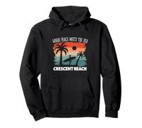 Paz Junto al mar - Crescent Beach Sudadera con Capucha
