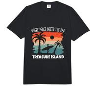 Paz Junto al mar - La Isla del Tesoro Comfort Colors Adult Heavyweight T-Shirt