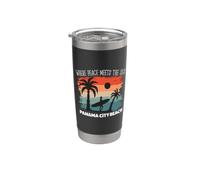 Paz junto al mar - Panama City Beach Vaso térmico de acero inoxidable de doble pared