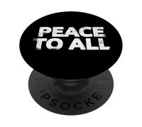 Paz para Todos - Declaración contra la Guerra PopSockets PopGrip Adhesivo