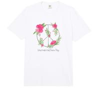 Paz Paz Signo de la Paz Flores Mujeres Niños Hombre Comfort Colors Adult Heavyweight T-Shirt