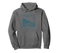Paz robusta de sal fría de Maine desde 1820 Sudadera con Capucha