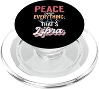 Paz sobre Todo lo Que es Libra PopSockets PopGrip para MagSafe