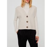 Paz Torras Paz Torras - Chaleco de punto tricot de mujer. Beige Talla 42