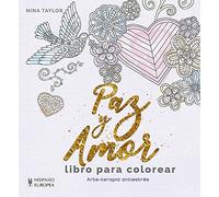 Paz y amor (Libro para colorear)