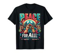 Paz Y Amor para Todos Difundir Paz Y Respeto Unidad Libertad Camiseta