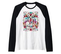 Paz Y Amor para Todos Difundir Paz Y Respeto Unidad Libertad Camiseta Manga Raglan