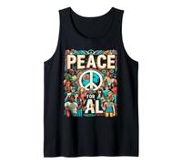 Paz Y Amor para Todos Difundir Paz Y Respeto Unidad Libertad Camiseta sin Mangas
