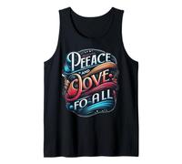 Paz y Amor para Todos Juntos en Paz El Amor Ilumina el Mundo Camiseta sin Mangas