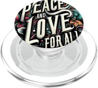 Paz y Amor para Todos unen el Mundo Amor y Paz para Siempre PopSockets PopGrip para MagSafe