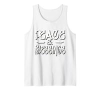 Paz y bendiciones Grandes metas y sueños - Simplemente Camiseta sin Mangas