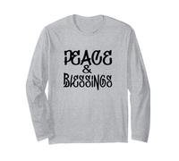 Paz y bendiciones Grandes metas y sueños - Simplemente Manga Larga