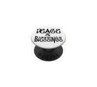 Paz y bendiciones Grandes metas y sueños - Simplemente PopSockets PopGrip Adhesivo