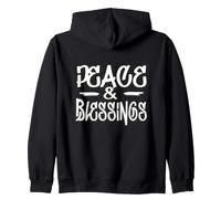 Paz y bendiciones Grandes metas y sueños - Simplemente Sudadera con Capucha