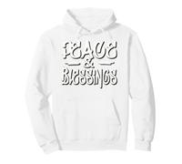 Paz y bendiciones Grandes metas y sueños - Simplemente Sudadera con Capucha