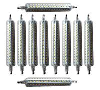 PAZWAHF 12W 1200LM R7S 135MM Bombillas LED AC 85-265V R7S Base 120W Bombilla halógena de tungsteno Bombillas de repuesto para iluminación de taller Lámparas de pie (paquete de 10)