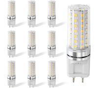 PAZWAHF Bombilla LED G12 de 10 vatios, 1500 lúmenes, Fuente de luz G12, Bombilla LED de maíz con Base Bipin G12 (Equivalente a halógenos de 100 vatios) CA 85 V-265 V, no Regulable (10 Unidades)