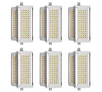 PAZWAHF Bombillas LED regulables de doble extremo tipo J de 118 mm 50 W R7S Lámpara LED de 118 mm (reemplazo de bombilla halógena J118 de 500 W), bombillas LED SMD 5630 (paquete de 6)