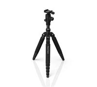PAZZiMO trípode/monopié cámara Aluminio Negro 152 cm, trípode para Smartphone, réflex, iPhone, GoPro, trípode cámara Fotos con rótula panorámica, Funda de Transporte