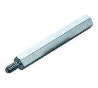 PB Fastener Pernos espaciadores S45530X05, longitud 5 mm, 2,5 M3 x 6, acero galvanizado, 10 unidades