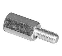 PB Fastener Pernos espaciadores S45530X45, 45 mm, 7 M3 x 6, acero galvanizado, 10 unidades