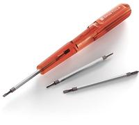 PB Swiss 169 - Destornillador de bolsillo tipo 1 con 3 cuchillas dobles ranuradas + Phillips