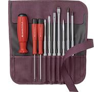 Pb Swiss - Tools Kit de Tournevis Avec Lames Interchangeables Dans Compact Roll Sac