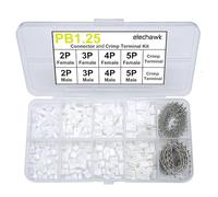 PB1.25 - Conectores macho y hembra y kit de terminales de crimpado compatible con conectores Molex PicoBlade de 1,25 mm de paso para controlador de vuelo Pixhawk 2.4.8