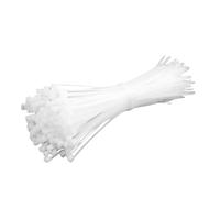 PBAHAUP 1 Kit de Fijación de Cables, 100 Soportes para Bridas con Base Atornillable, Soporte de Nylon Negro para Gestión de Cables, Fijación Robusta para Cables en Casa y Oficina
