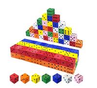 PBAHAUP 18 Piezas Dados De Espuma, Cubos Blandos, Juegos Educativos Para Niños, Escuela, Para Casa Campamento Escuela Viajes Y Juegos De Mesa Para Familias Niños Y, Multicolor