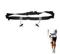 PBAHAUP Cinturón Porta Dorsal Ajustable para Running y Triatlón, Cinturón para Números Maratón Carrera Competición, Diseño Transpirable Ligero y Elástico para Entrenamiento