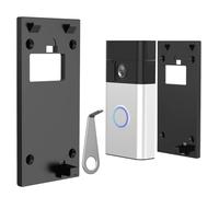 PBAHAUP Cubierta Protectora para Timbre con Montaje Sin Taladros, Protección Impermeable Total para Exteriores, Compatible con Ring Video Doorbell (Battery, 2024, Plus, Pro, 2da Generación)