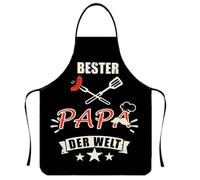 PBAHAUP Delantales de Barbacoa para Hombre, Delantal Cocina Hombre, Impermeable Delantal de Cocina, Resistente al Agua y Aceite, para Cocinar, Asar, Jardinería, 1 Unidad (A)