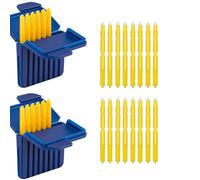 PBAHAUP Filtros Protectores de Cera para Audífonos, 2x16 Piezas Repuesto Anticerumen Compatibles con la Mayoría de Dispositivos Auditivos, Protector Reutilizable de Cera para Oídos