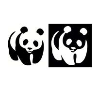 PBAHAUP Sticker Panda para Coche, 2 Piezas Panda Impermeable Vinilo Pegatinas Decorativas, El Panda Pegatinas para Niños y Niñas, Adolescentes, Portátiles, Maleta, Bicicletas, Monopatín, Guitarra