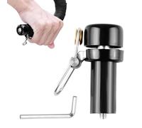 PBAHAUP Timbre de Bicicleta 2 in 1, Timbre y Tapón de Manillar Integrado, Doble Función para Mayor Seguridad, Diseño Compacto y Sonido Alto, Ideal para Ciclismo en Carretera, Ciudad o Montaña