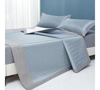 PBDEIOEOE Colchoneta para Dormir en Verano, Esterilla de bambú Plegable for Cama, Esterilla refrescante de ratán, sábana Transpirable y Suave | Imprescindible for el Dormitorio en Verano(150 * 200cm)