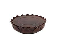 PBDEIOEOE Pedestal tallado en madera, Wood Bonsai Display Stand For Vase Tea Sets Crafts Multiple Sizes(M)